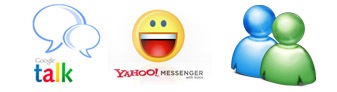 gtalk yahoo live messengers