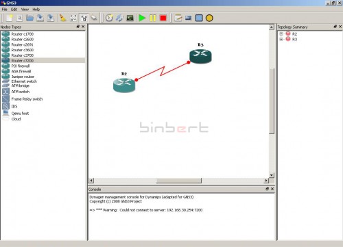 how to select serial cable in gns3 asa setup