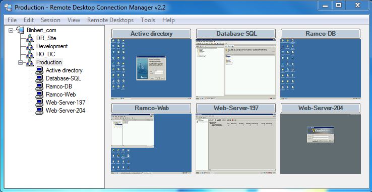 manage remote desktop connections